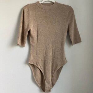 ADAY Like A Glove Taupe Bodysuit